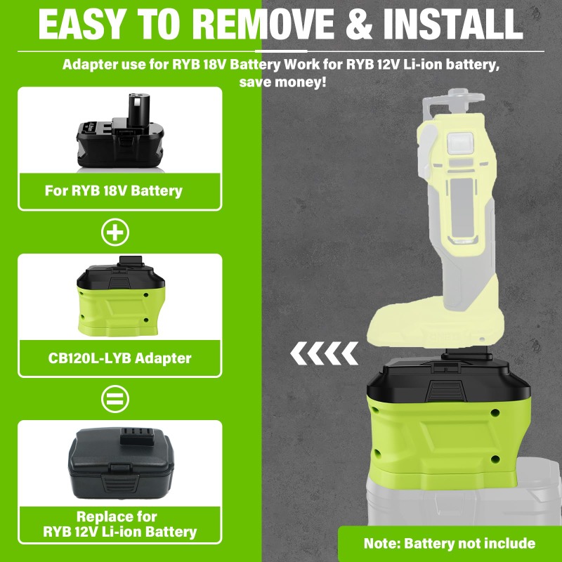 HAKSINKY Battery Adapter for R - Power Tools Milwaukee ulasan dan harga