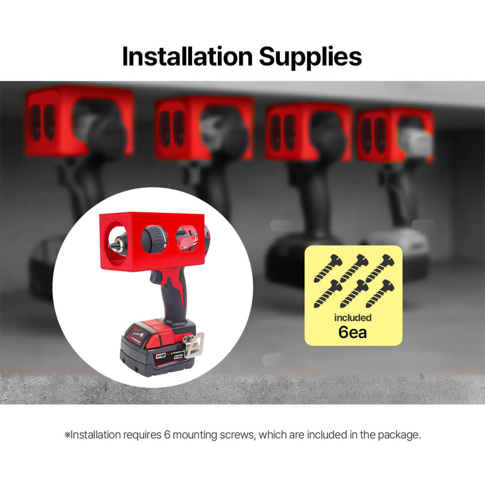 Universal 18V Drill Wall Mount - Power Tools Brand ulasan dan harga