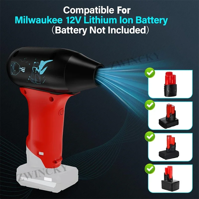 Adjustable Air Duster Jet Fan  - Power Tools Milwaukee ulasan dan harga