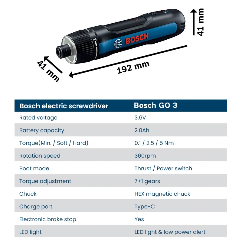 BOSCH Go 3 Electric Screwdrive - Power Tools And Hand Tools ulasan dan harga