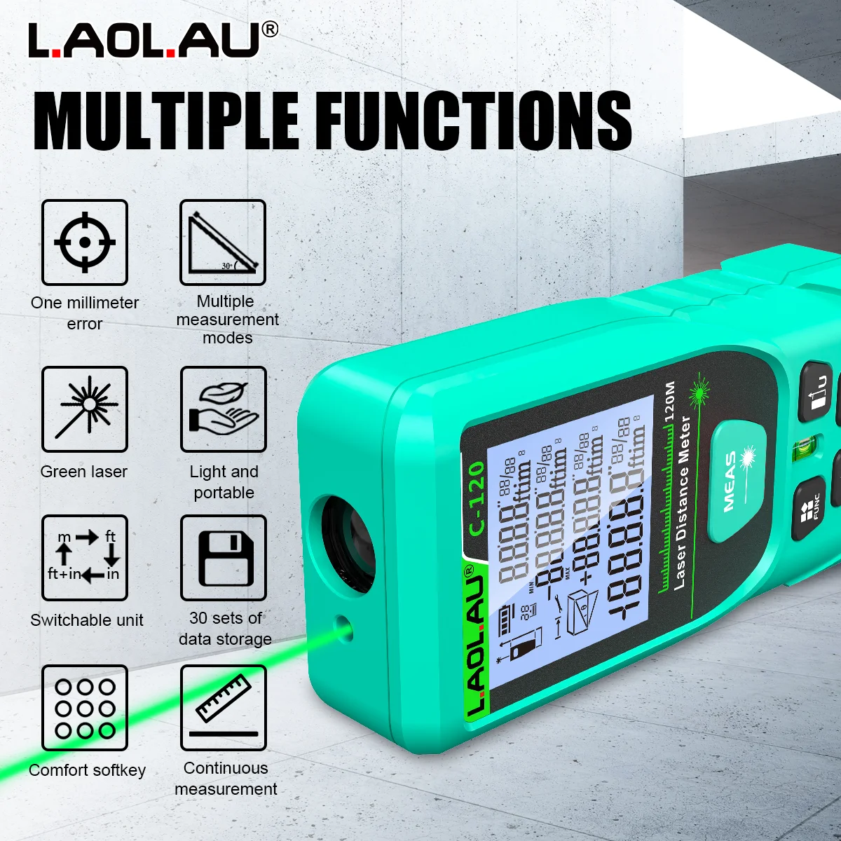 LAOLAU Digital Laser Range Fin - Power Tools That Are Green ulasan dan harga