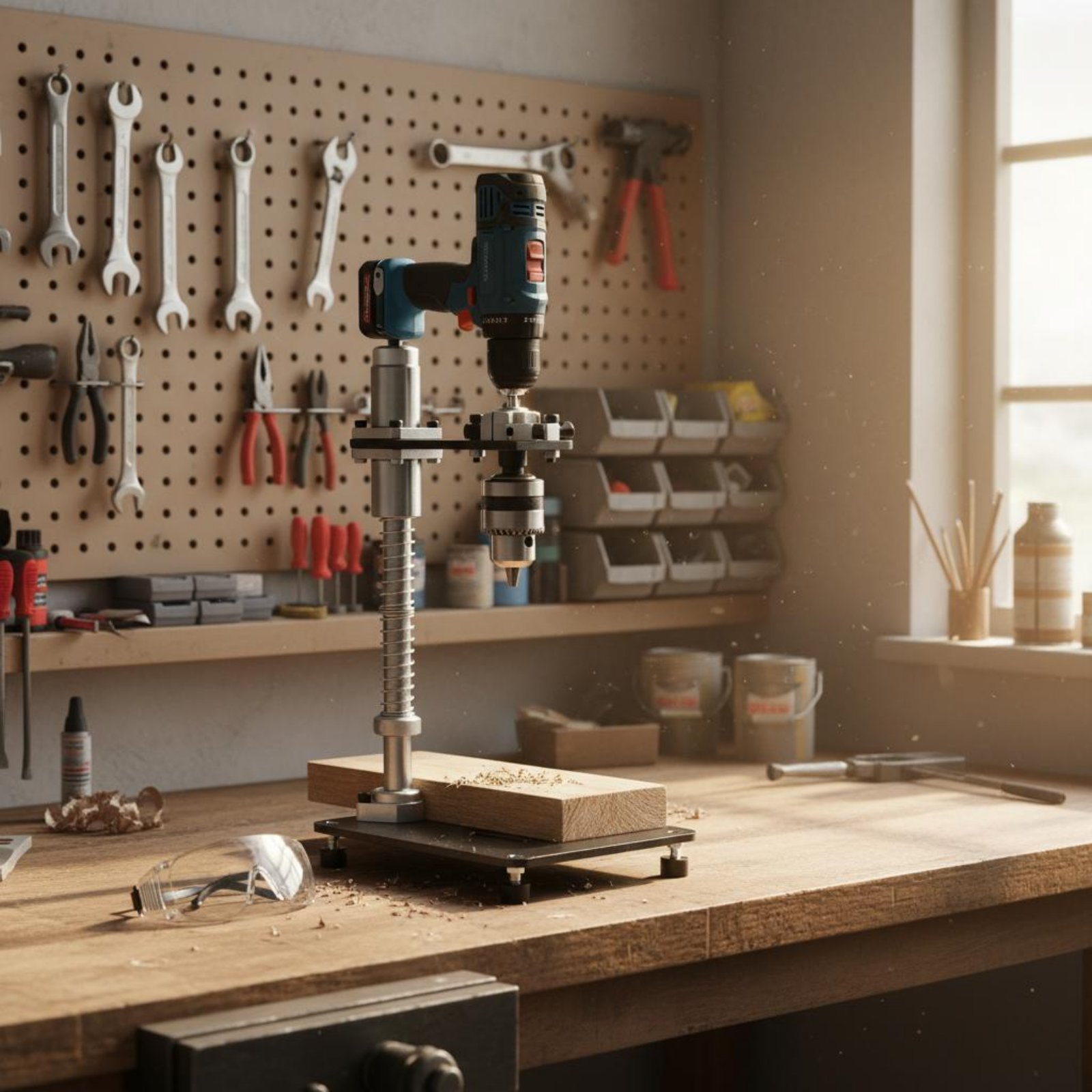 Hand Drill Press Stand Stable  - Power Tools And Hand Tools ulasan dan harga