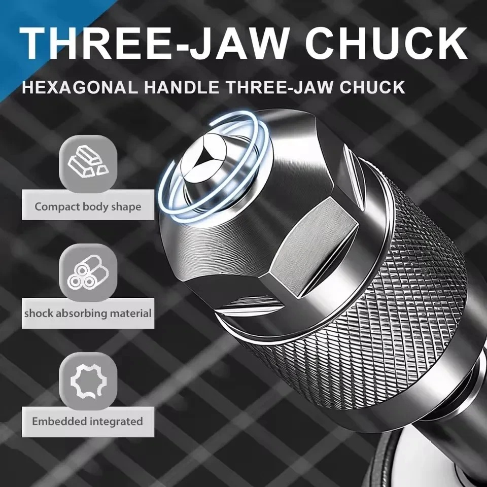 3-Jaw Keyless Drill Chuck Adap - Power Tools Icon ulasan dan harga