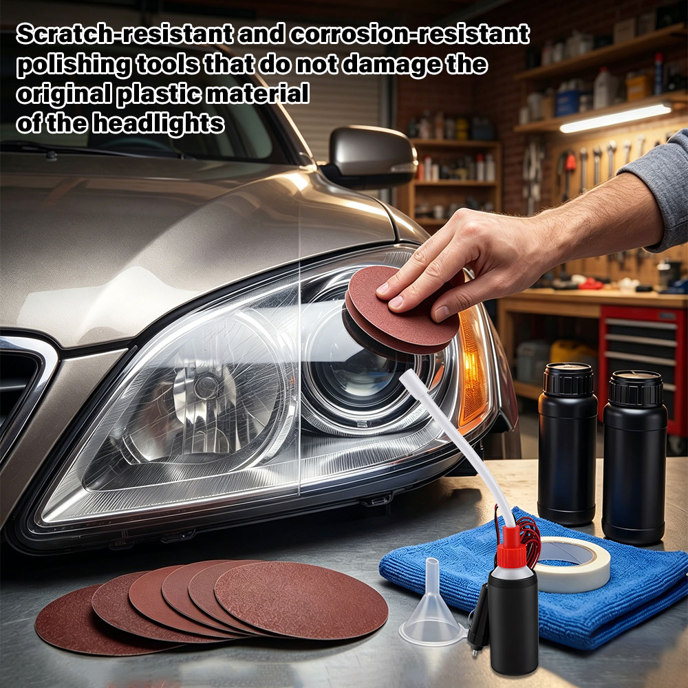 Car Headlight Lens Restoration - Power Tools Yellow ulasan dan harga