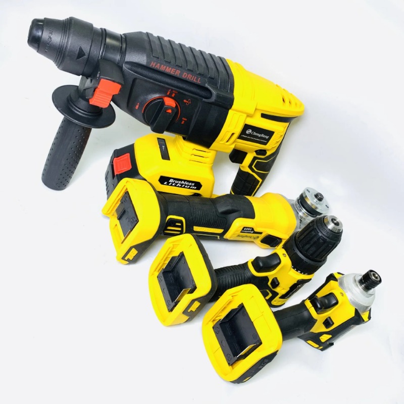 2026 Set of 4pcs Combination P - Power Tools Yellow ulasan dan harga