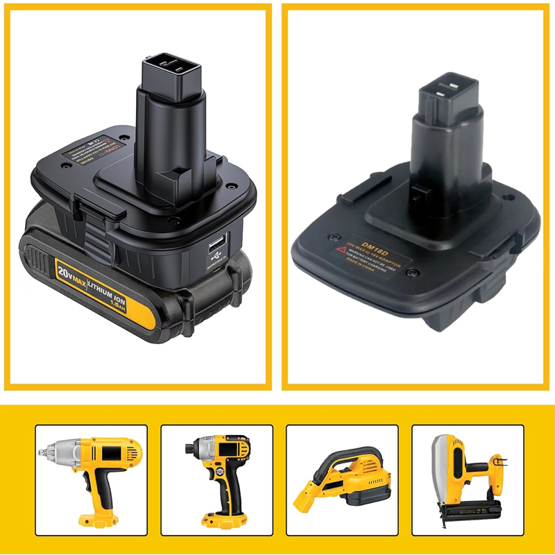 Adapter DM18D Compatible for D - Power Tools Milwaukee ulasan dan harga